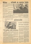 The Advocate, November 30, 1972 by Moorhead State College