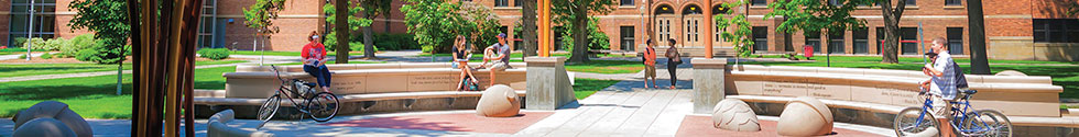 image Minnesota State University Moorhead campus and students