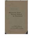 Annual Catalogue of the Minnesota State Normal School at Moorhead, for 1897-1898. Tenth Year. With Announcements for 1898-1899
