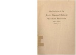 The Bulletin of the State Normal School. Moorhead, Minnesota. Catalogue Number. Published Quarterly. Twentieth Year. 1908-1909. Series Three, Number Three. (1908)
