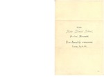 Commencement Program, May (1890)
