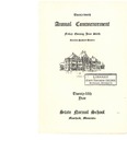 Commencement Program, June (1913)