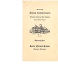 Commencement Program, May (1918)