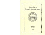 Commencement Program, June (1933) by Moorhead State Teachers College