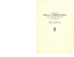 Commencement Program, July (1930)