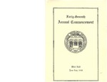 Commencement Program, June (1936) by Moorhead State Teachers College