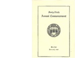 Commencement Program, June (1938)