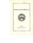 Commencement Program, August (1951)