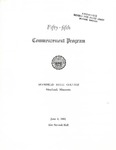 Commencement Program, June (1961) by Moorhead State College
