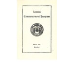 Commencement Program, June (1953)