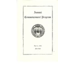 Commencement Program, June (1954)