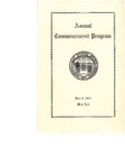 Commencement Program, June (1955)