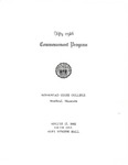 Commencement Program, August (1962)