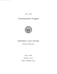 Commencement Program, June (1965) by Moorhead State College