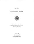 Commencement Program, June (1966) by Moorhead State College