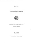 Commencement Program, June (1969) by Moorhead State College