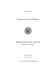 Commencement Program, June (1970) by Moorhead State College