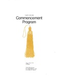 Commencement Program, August ( 1974)
