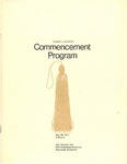 Commencement Program, May (1977)