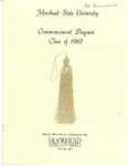 Commencement Program, May (1985) by Moorhead State University
