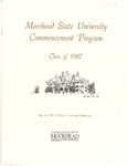 Commencement Program, May (1987) by Moorhead State University