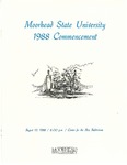 Commencement Program, August (1988) by Moorhead State University