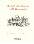Commencement Program, August (1989) by Moorhead State University