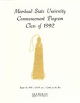 Commencement Program, August (1992) by Moorhead State University