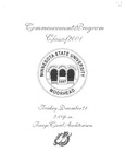Commencement Program, December (2001) by Minnesota State University Moorhead