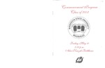 Commencement Program, May (2002)