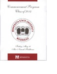 Commencement Program, May (2014) by Minnesota State University Moorhead