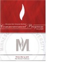 Commencement Program, May (2016) by Minnesota State University Moorhead