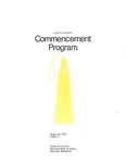 Commencement Program, August (1975) by Moorhead State University