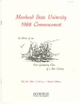 Commencement Program, May (1988) by Moorhead State University