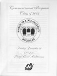 Commencement Program, December (2002) by Minnesota State University Moorhead