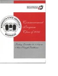 Commencement Program, December (2006) by Minnesota State University Moorhead