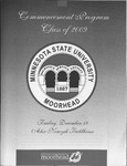 Commencement Program, December (2009) by Minnesota State University Moorhead