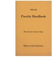 Faculty Handbook (1951-1952)
