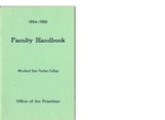 Faculty Handbook (1954-1955)