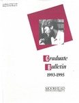 Graduate Bulletin, 1993-1995 by Moorhead State University