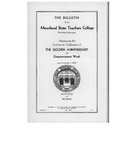 Golden Anniversary and Commencement Week Invitation and Program (1937)