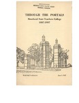 Program for Through the Portals: Moorhead State Teachers College, 1887-1937 (1937)