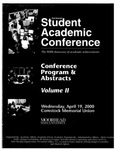 2nd Annual Student Academic Conference: Conference Program & Abstracts Volume II by Moorhead State University