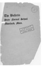 The Bulletin, volume 14, number 2, August (1919) by Minnesota. State Normal School (Moorhead, Minn.)