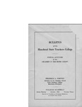 Bulletin, series twenty, number three, October (1924) by Moorhead State Teachers College
