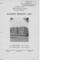 Bulletin, series 26, number 5, Summer session, January (1931) by Moorhead State Teachers College