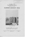 Bulletin, series 27, number 4, Summer session, January (1932) by Moorhead State Teachers College