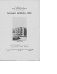 Bulletin, series 29, number 1, Summer session, April (1933) by Moorhead State Teachers College