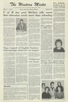 The Western Mistic, October 20, 1961 by Moorhead State College