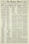 The Western Mistic, May 25, 1962 by Moorhead State College